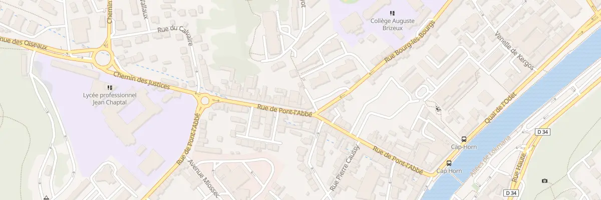 Plan du 37B Rue de Pont-L’Abbé à Quimper