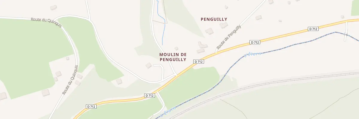 Plan du 106 Moulin de Penguilly à Bodilis