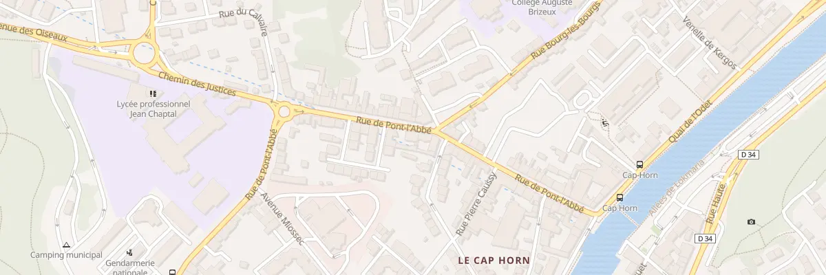 Plan du 54 Rue de Pont-L’Abbé à Quimper