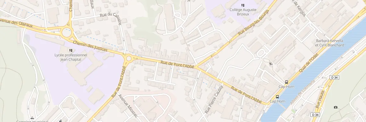 Plan du 39 Rue de Pont-L’Abbé à Quimper