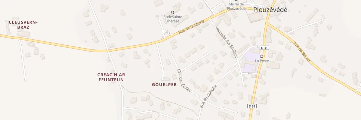 Plan du 10 Lot Le Clos des Ecoles à Plouzévédé