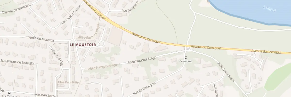 Plan du 117 Av du Corniguel à Quimper