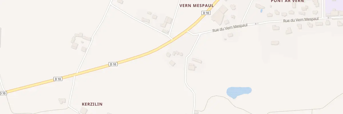 Plan du 6140 Vern Mespaul à Cléder