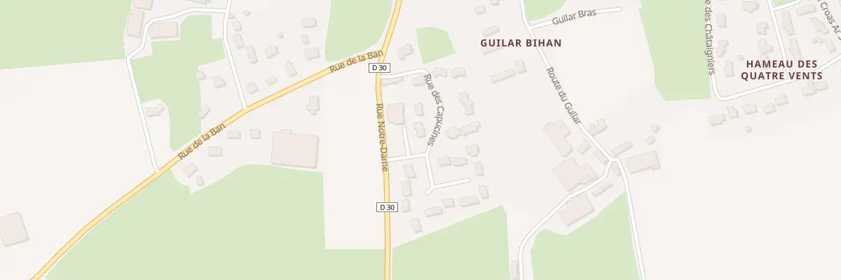 Plan du 1 Rue des Capucines à Bodilis