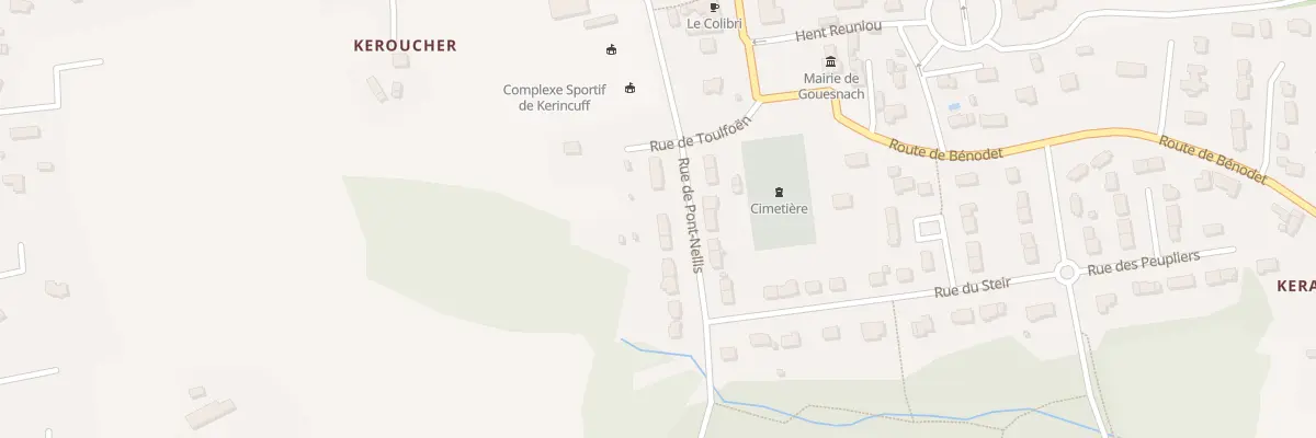 Plan du 3 Rue de Pont-nellis à Gouesnach