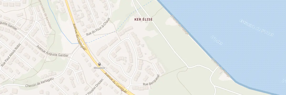 Plan du 23 Rue Lavoisier à Quimper