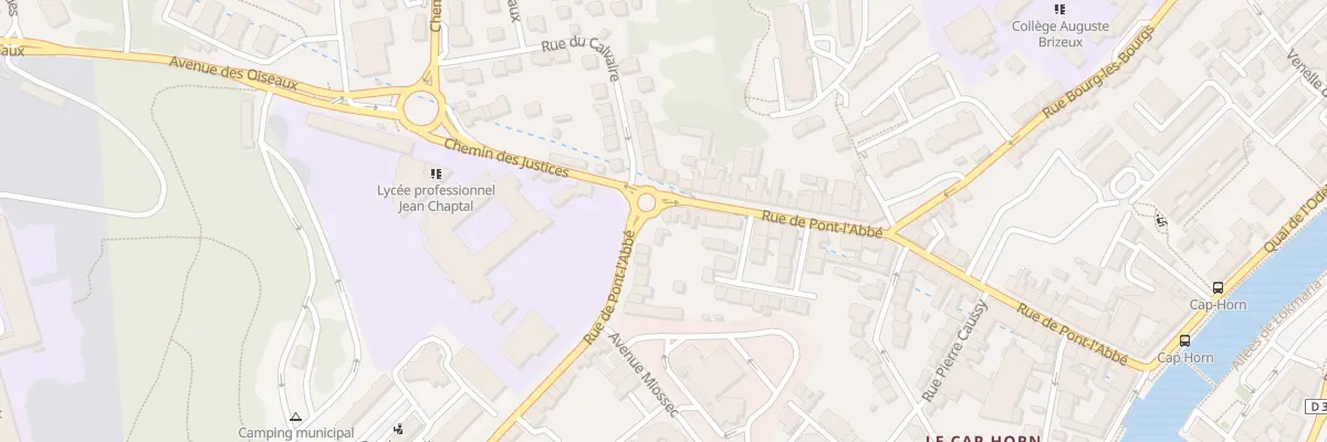 Plan du 94 Rue de Pont-L’Abbé à Quimper