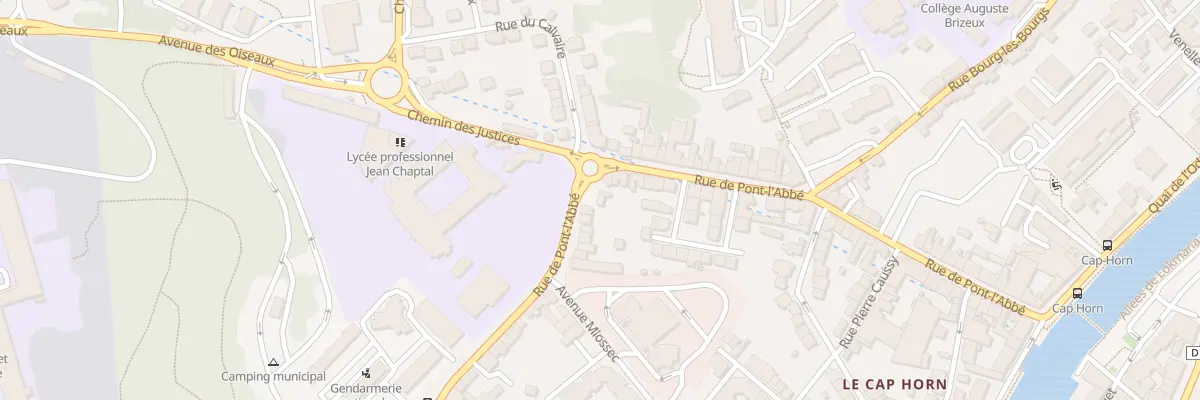 Plan du 98 Rue de Pont-L’Abbé à Quimper
