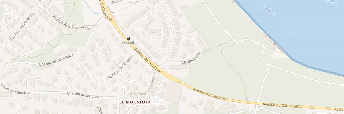 Plan du 1 Rue Lavoisier à Quimper