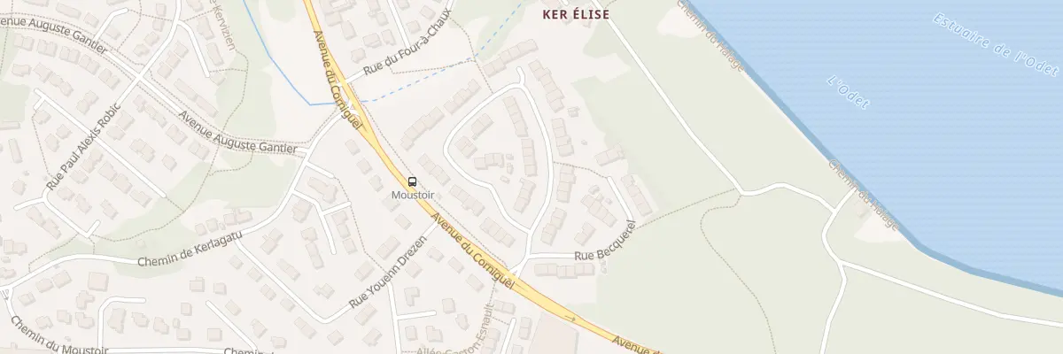 Plan du 8 Rue Lavoisier à Quimper