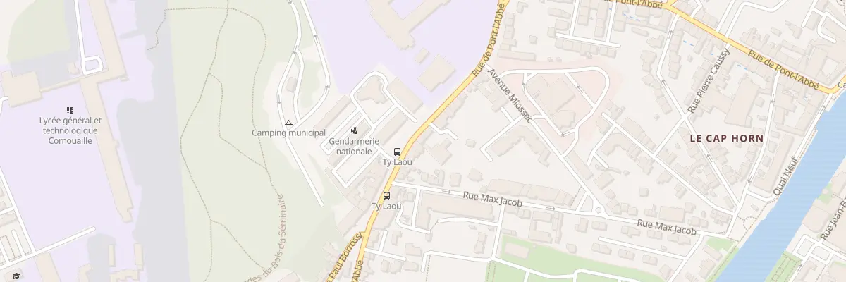 Plan du 144 Rue de Pont-L’Abbé à Quimper