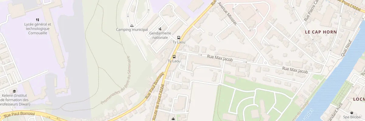 Plan du 48 Rue Max Jacob à Quimper