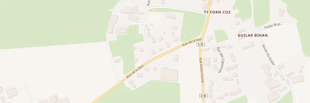 Plan du 122 Rue de la Ban à Bodilis
