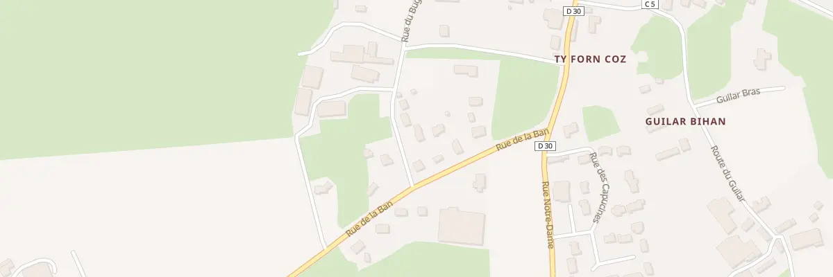 Plan du 203 Rue du Bugn à Bodilis
