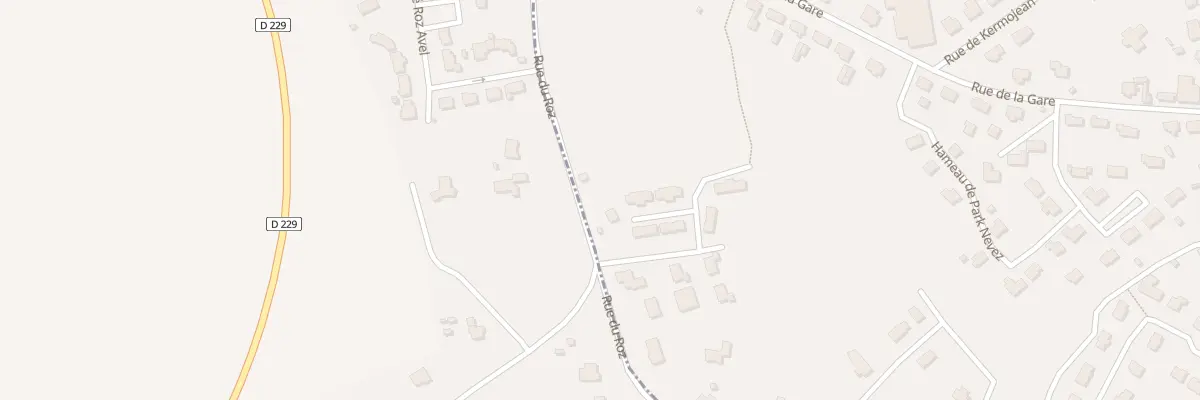 Plan du 14 Rue du Roz à Plouzévédé