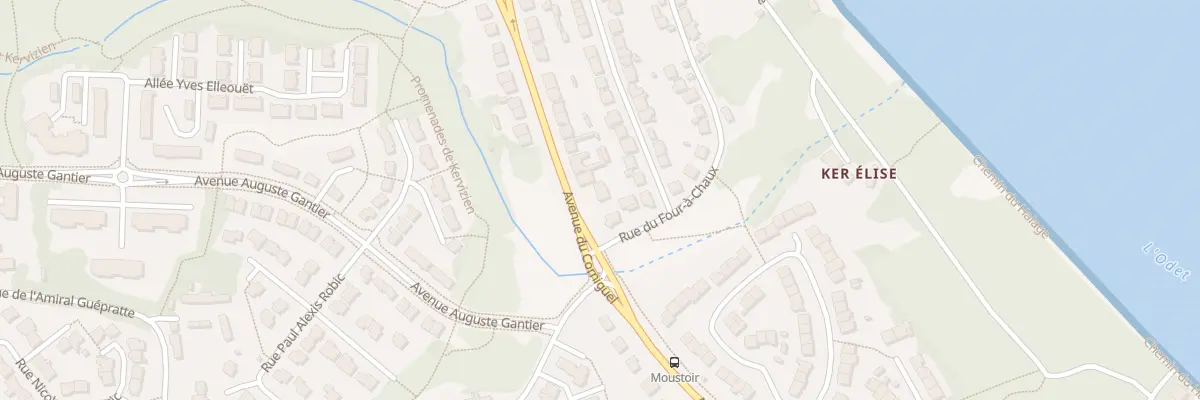 Plan du 50 Av du Corniguel à Quimper