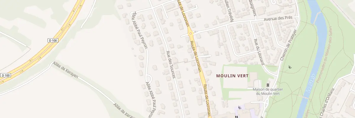Plan du 31 Rue des Sources à Quimper