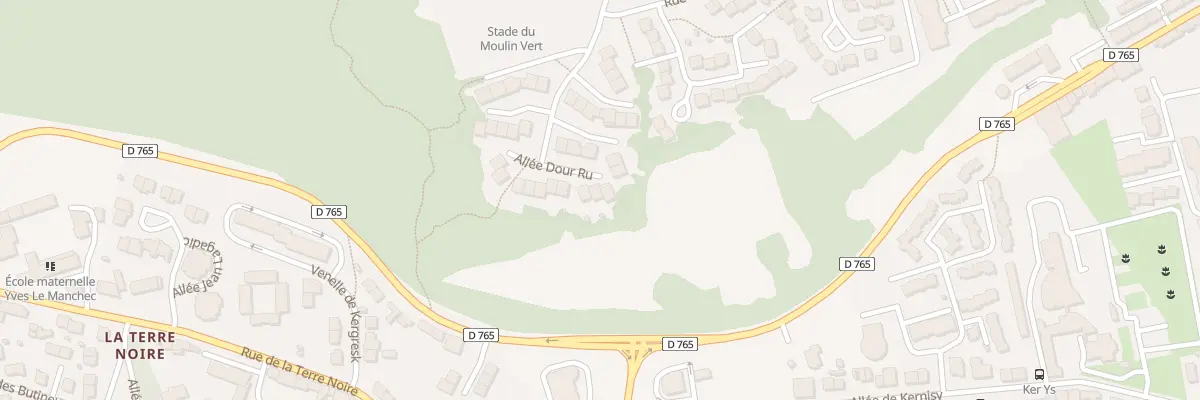 Plan du 37 All Dour Ru à Quimper