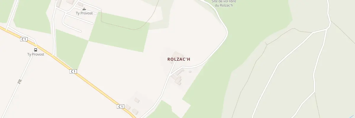 Plan du 161 Rte de Rolzac’ h à Dinéault