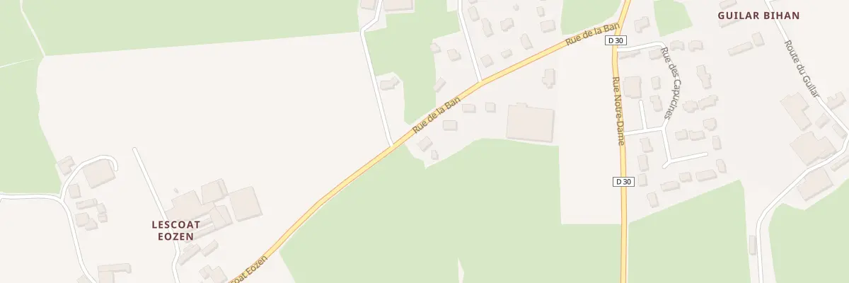 Plan du 221 Rue de la Ban à Bodilis