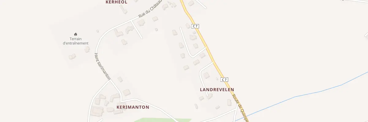 Plan du 7 Clos de Landrevelen à Quéménéven
