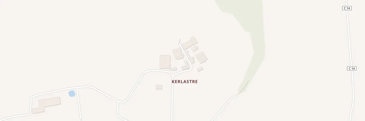Plan du 4 Kerlastre à Ploudiry