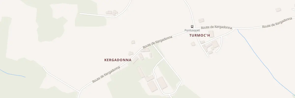 Plan du 103 Rte de Kergadonna à Quimper
