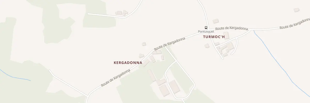 Plan du 101 Rte de Kergadonna à Quimper