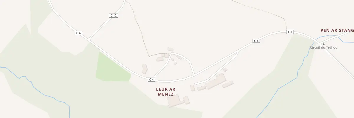 Plan du 5064 Leur ar Menez au Tréhou