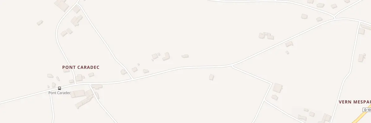 Plan du 6132 Pont Caradec à Cléder