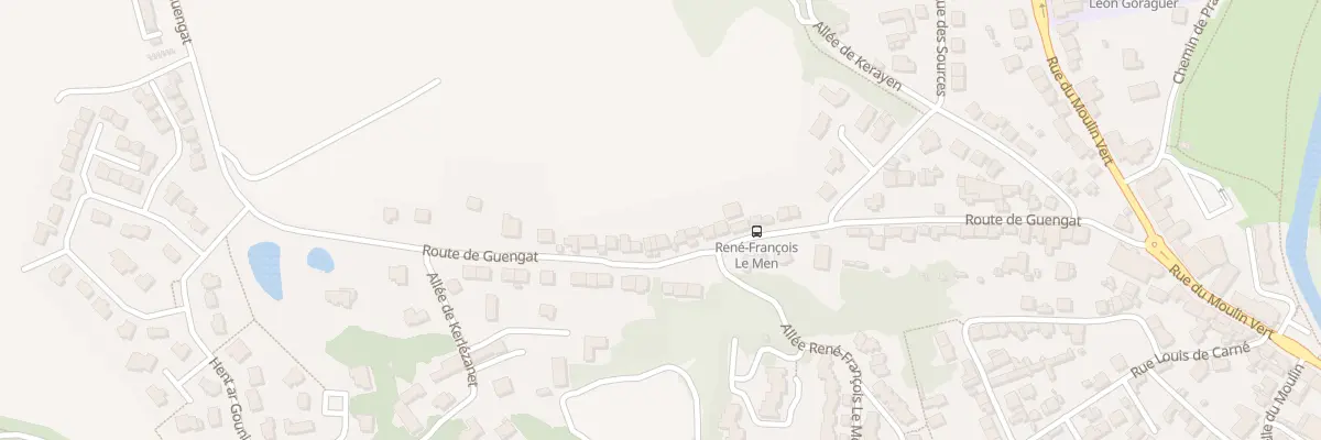 Plan du 49 Rte de Guengat à Quimper