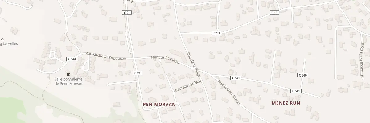 Plan du 55 Rue de la Plage à Combrit