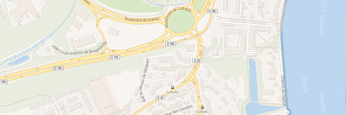Plan du 2C Rue du Moulin de Melgven à Quimper