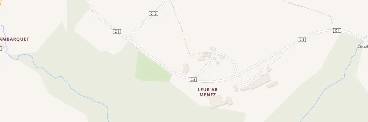 Plan du 5070 Leur ar Menez au Tréhou