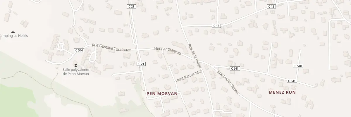 Plan du 7B Hent Kan Ar Mor à Combrit