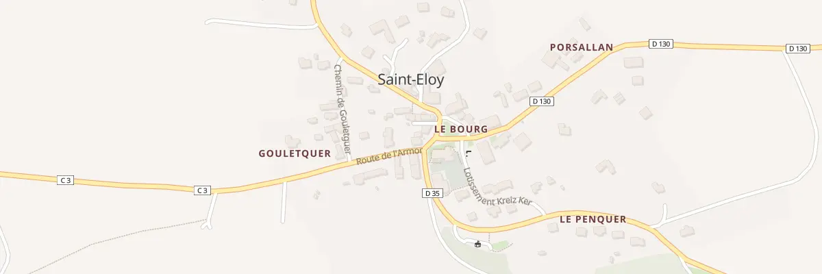 Plan du 1 Rte de l’Armor à Saint-Eloy