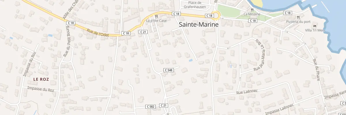 Plan du 6 Rue de l’Océan à Combrit