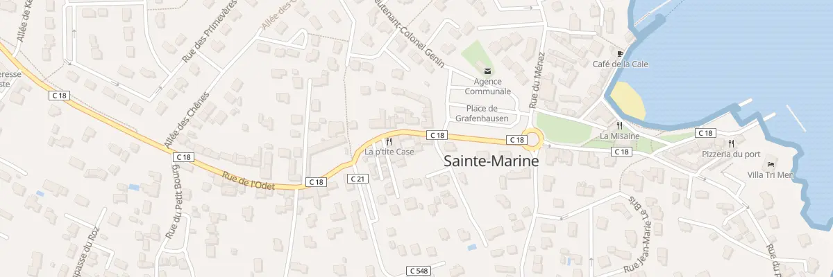 Plan du 91 Rue de l’Odet à Combrit