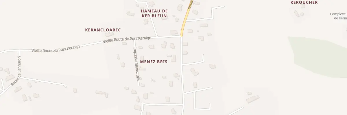 Plan du 64 Rte de l’Odet à Gouesnach