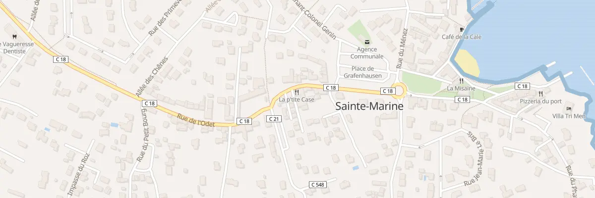 Plan du 77 Rue de l’Odet à Combrit