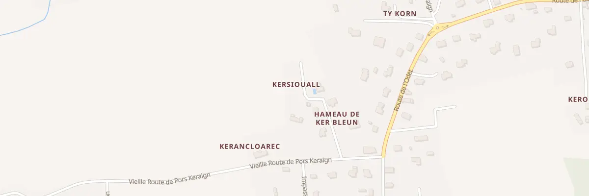 Plan du 9 Ham de Ker Bleun à Gouesnach
