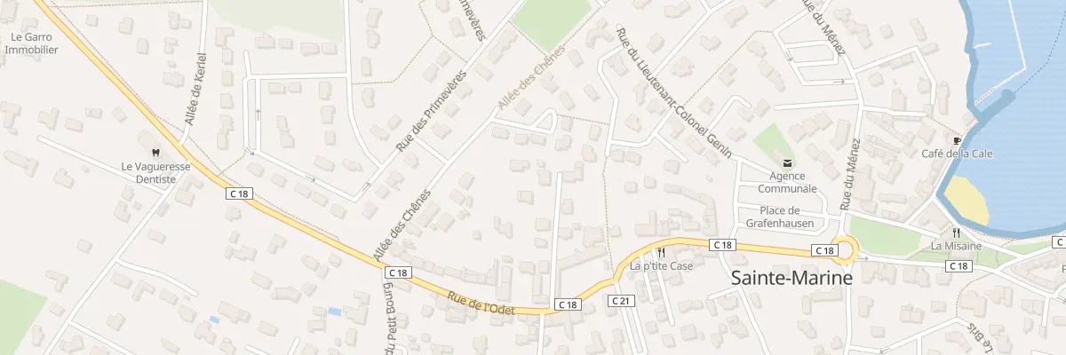 Plan du 46 Rue de l’Odet à Combrit