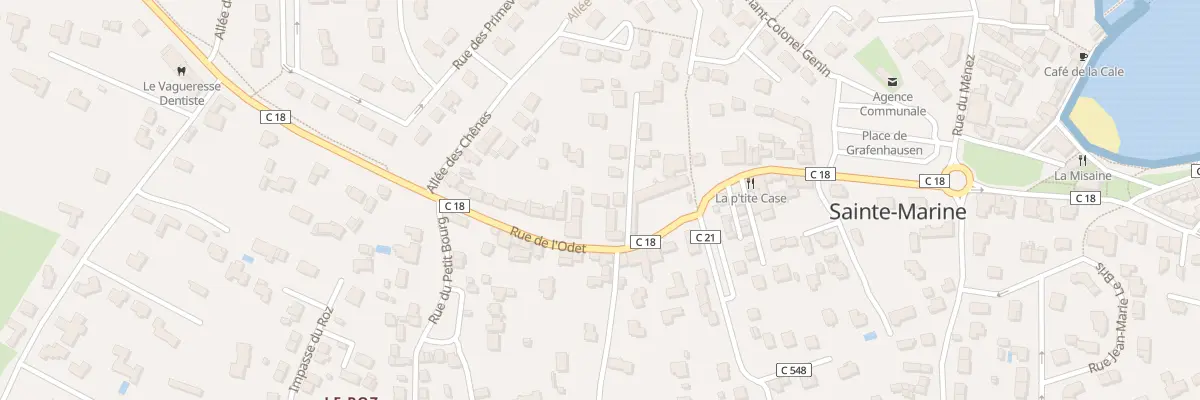 Plan du 50 Rue de l’Odet à Combrit