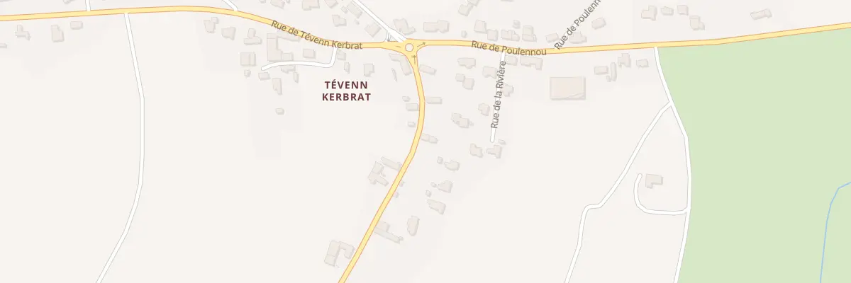 Plan du 109 Theven Kerbrat à Cléder