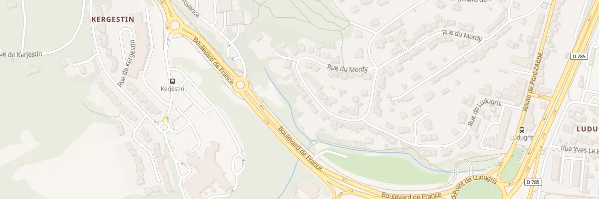 Plan du 81 Rue du Merdy à Quimper