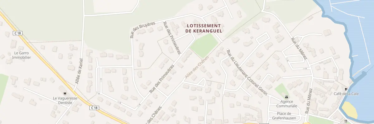 Plan du 9 Rue des Primevères à Combrit