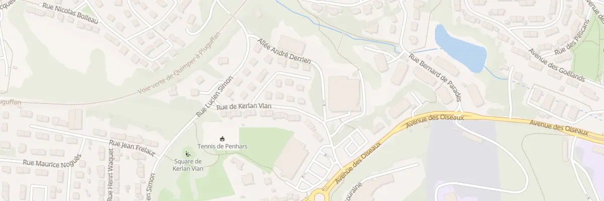 Plan du 3 Rue de Kerlan Vian à Quimper