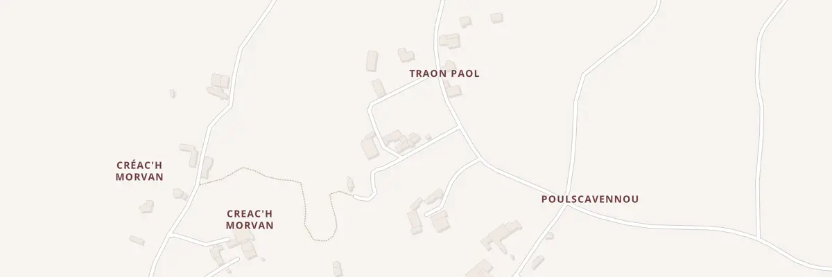 Plan du 6015 Traon Paol à Cléder