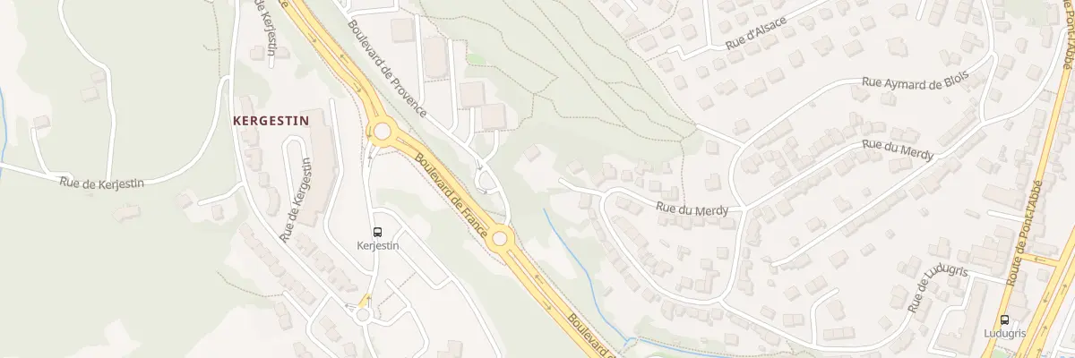 Plan du 69B Rue du Merdy à Quimper
