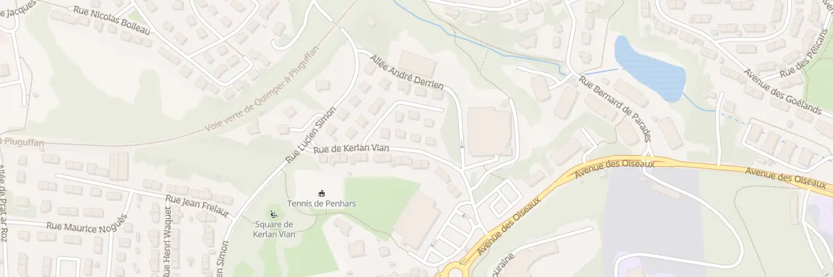 Plan du 5 Rue de Kerlan Vian à Quimper